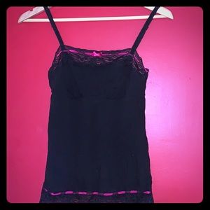 Lace trim nighttime top